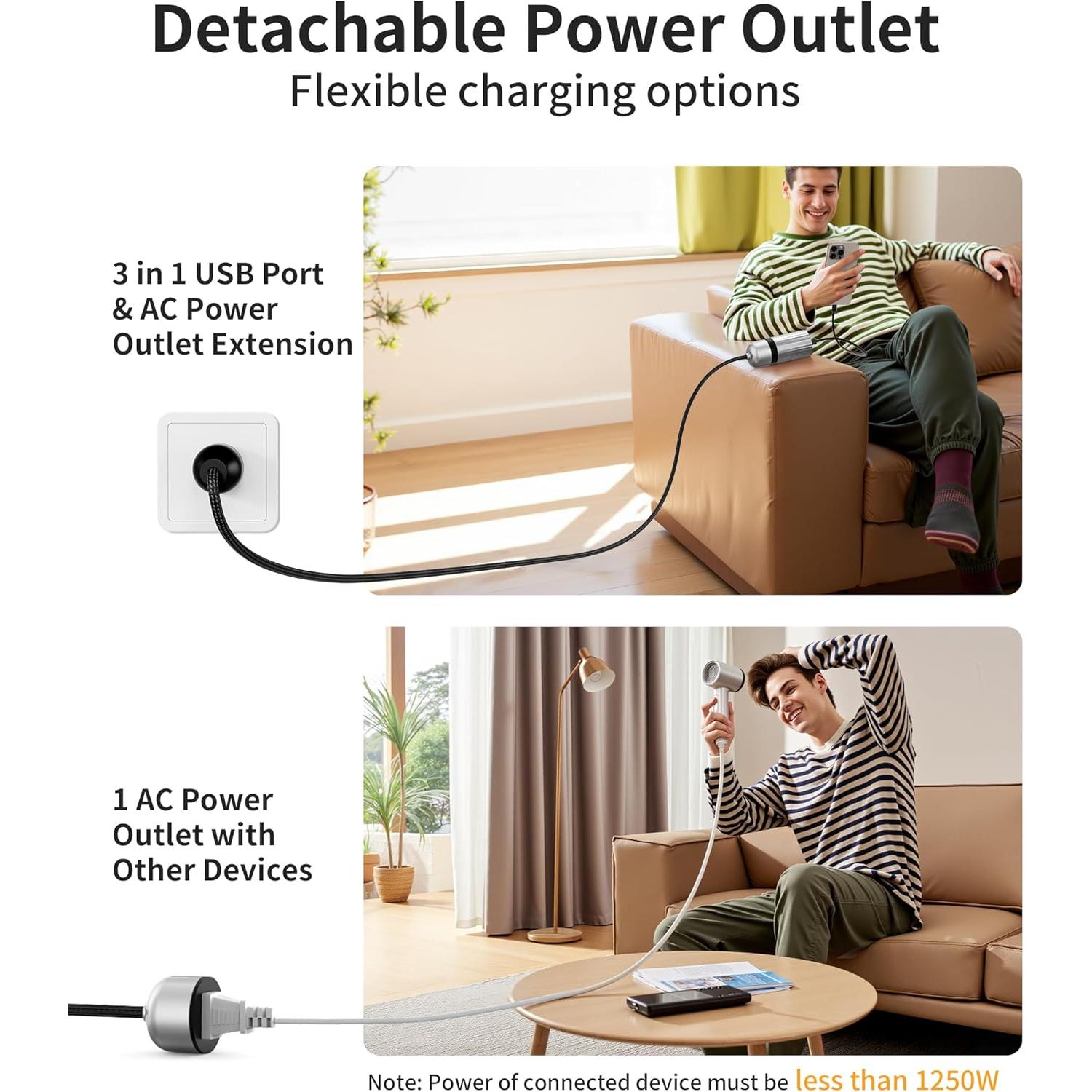 Cargador Rápido GaN 67W Mukiya 3 Puertos USB-C y USB-A