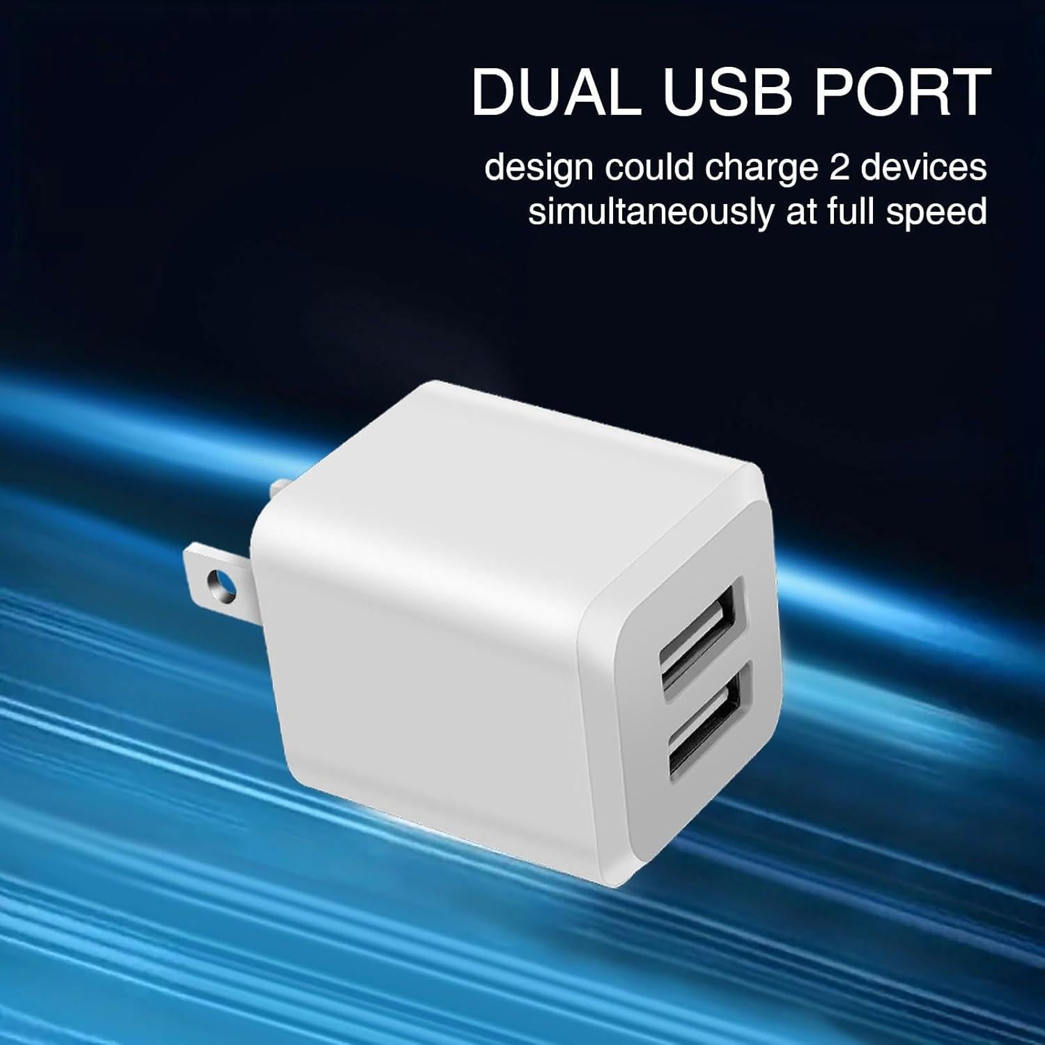 Cargador de Pared USB Doble Puerto SHENZHEN OFSPOWER 3 Pack