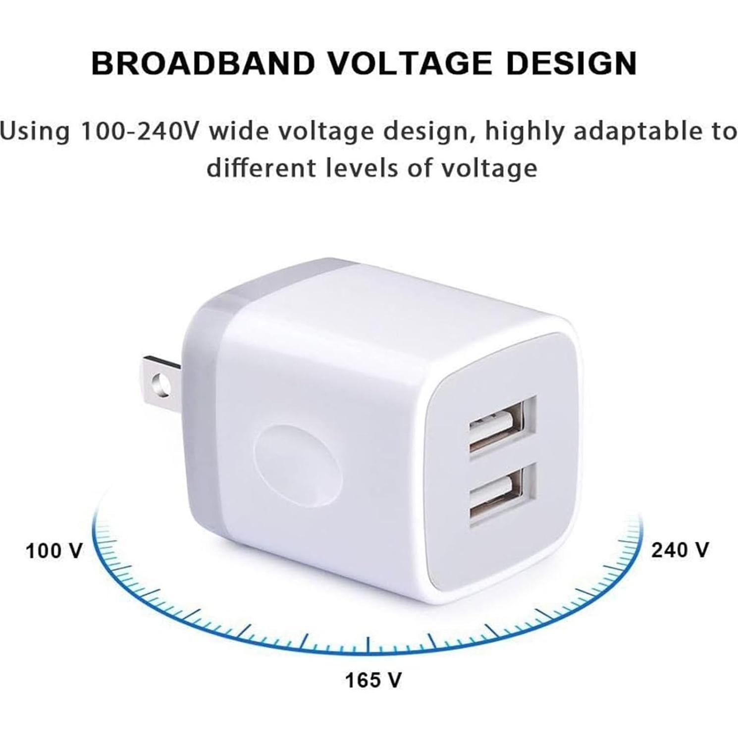 Cargador de Pared USB Doble Puerto 2.1A Shenzhen Putuo