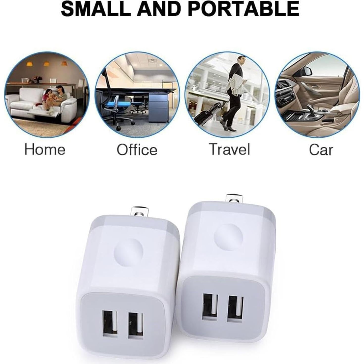 Cargador de Pared USB Doble Puerto 2.1A Shenzhen Putuo