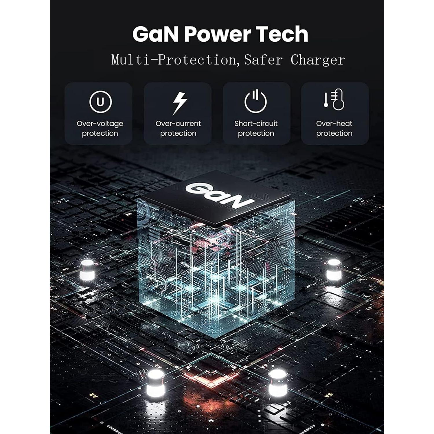 Cargador de Pared USB Aioneus 40W 4 Puertos Carga Rápida