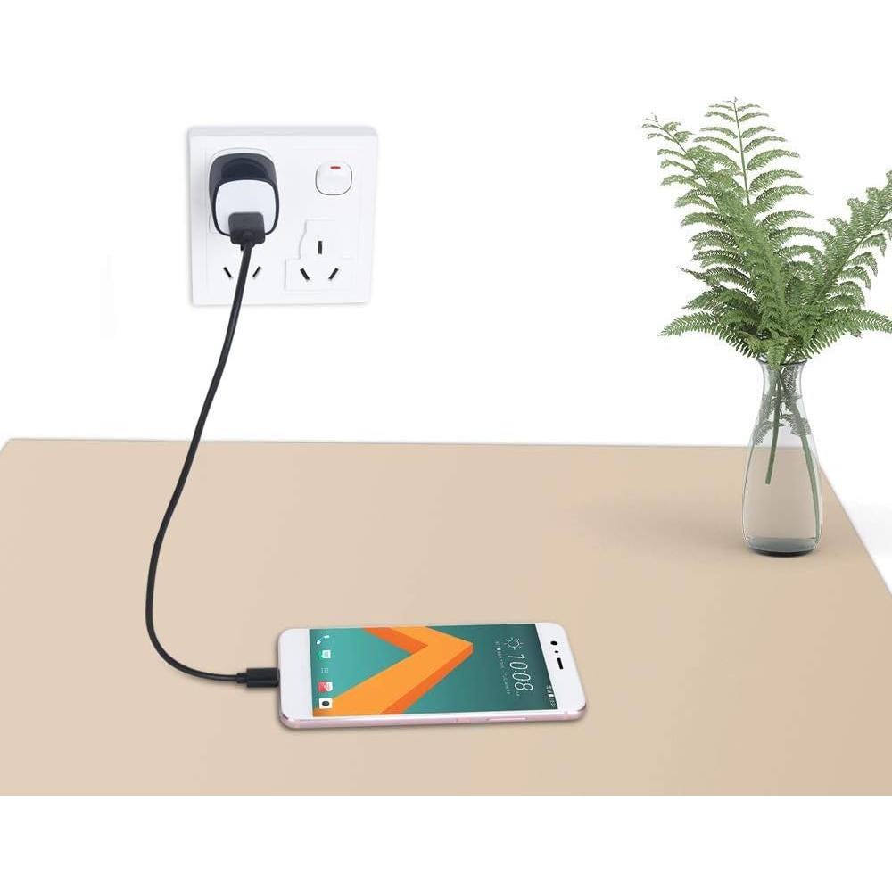 Cargador de Pared USB UorMe 10 Pack 1A 5V Negro