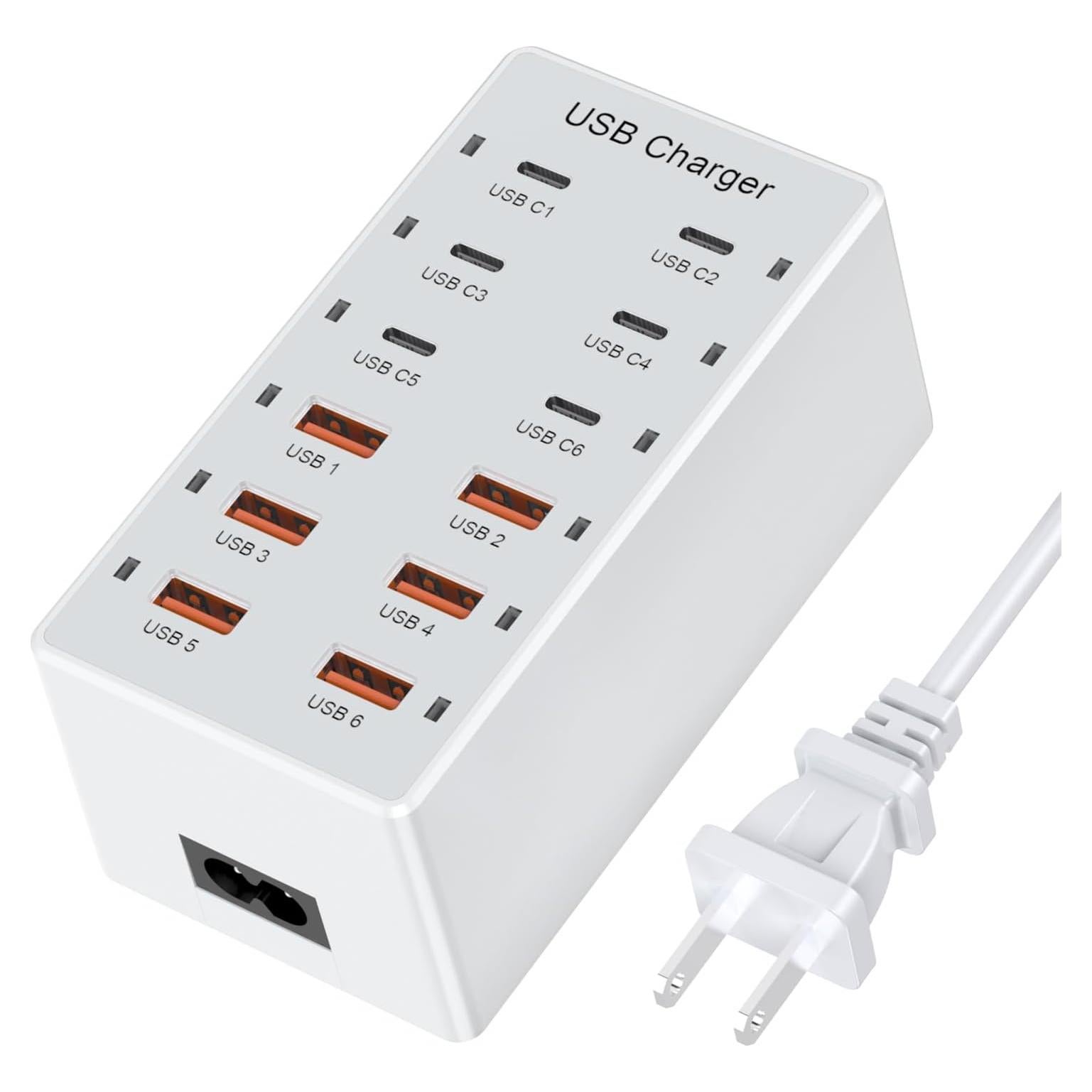 Estación de Carga USB 12 Puertos MANJINGHUADIANZI 60W