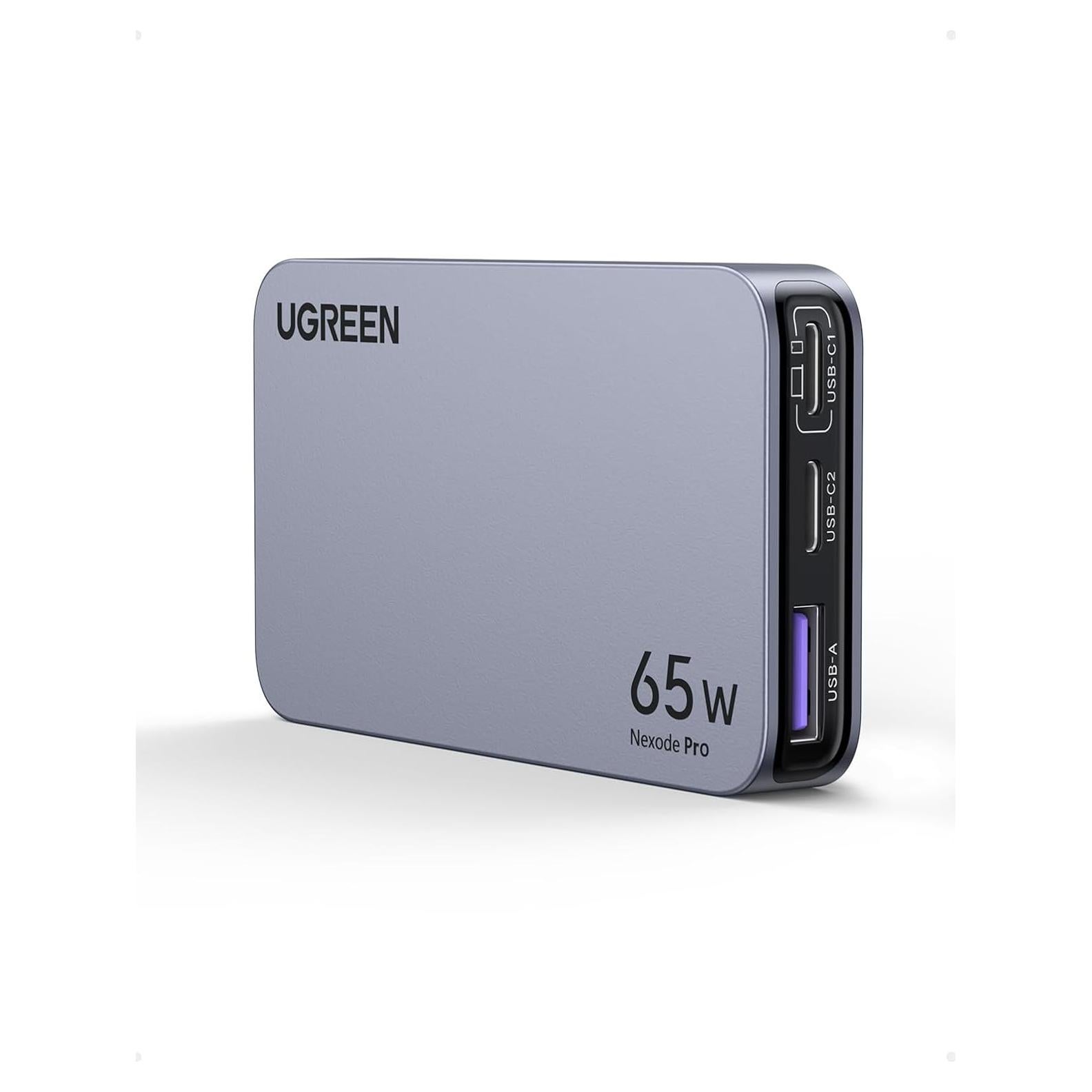 Cargador USB C UGREEN Nexode Pro 65W 3 Puertos Rápido