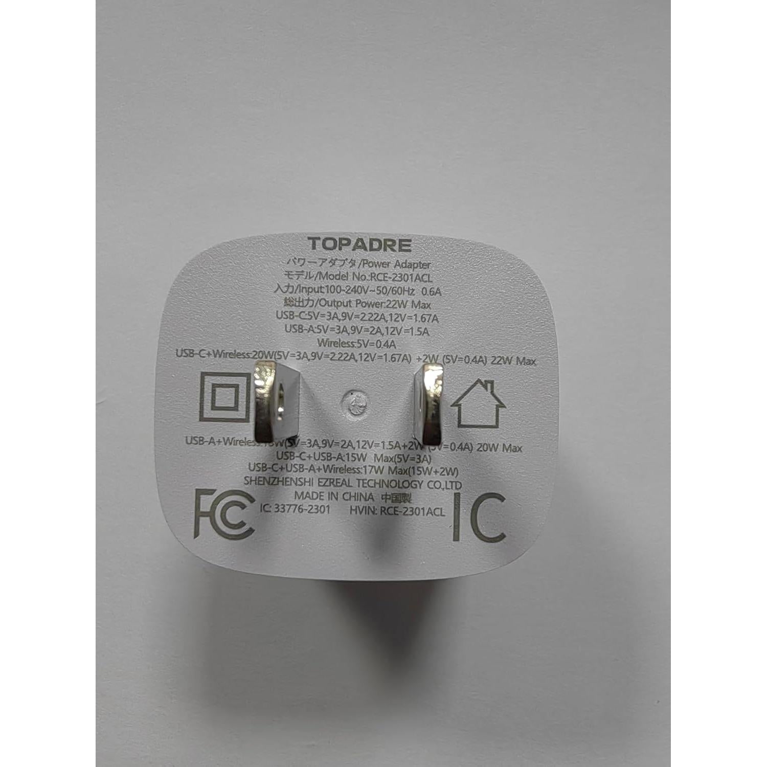 Cargador 3 en 1 para Apple Watch y iPhone 20W Blanco