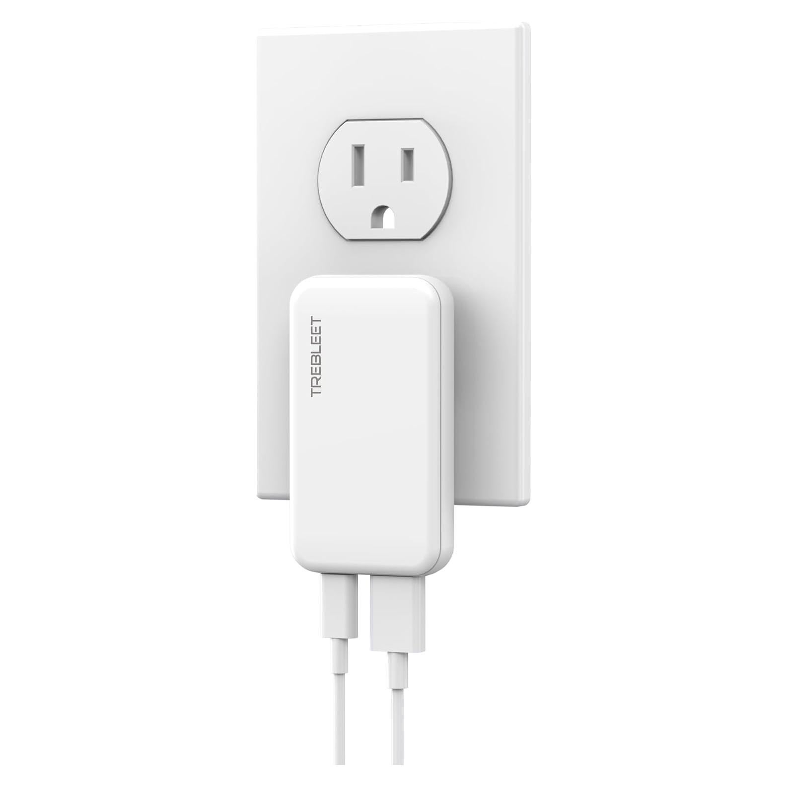 Cargador Rápido USB-C PD 20W TREBLEET Ultra Delgado