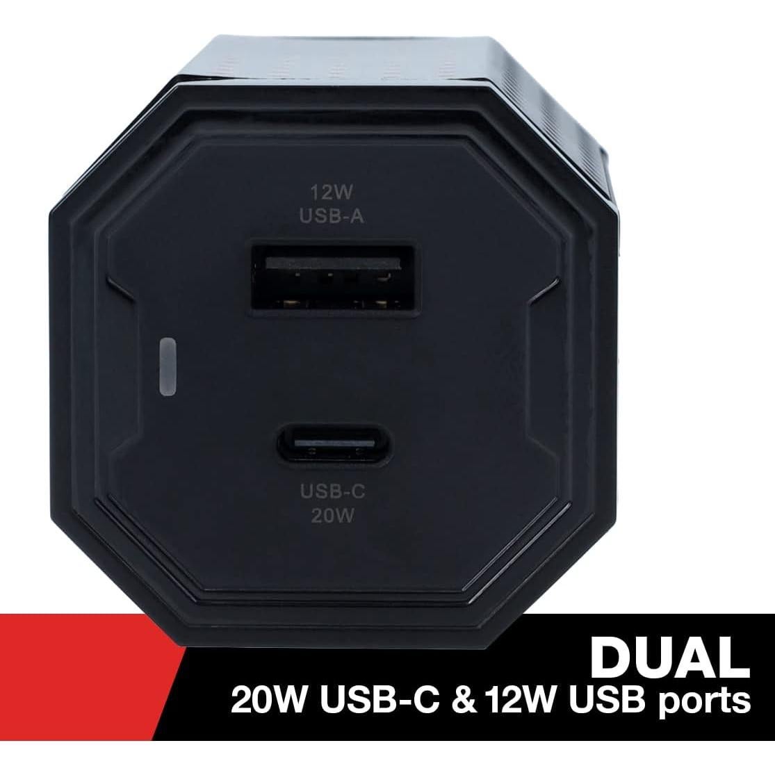Cargador de pared rápido USB-C Cummins 32W doble puerto