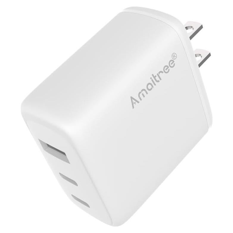 Cargador USB-C 65W GaN 3 Puertos Rápido CYD para iPhone/PC