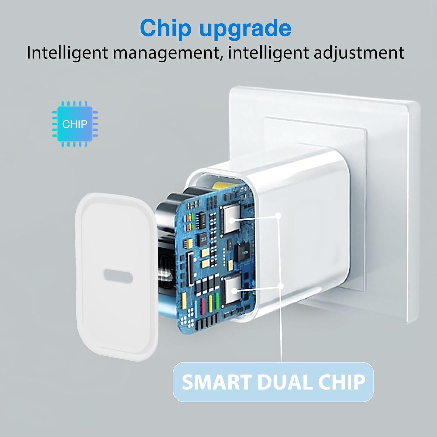 Cargador Rápido 25W USB C PD + 2 Cables Lightning 10FT