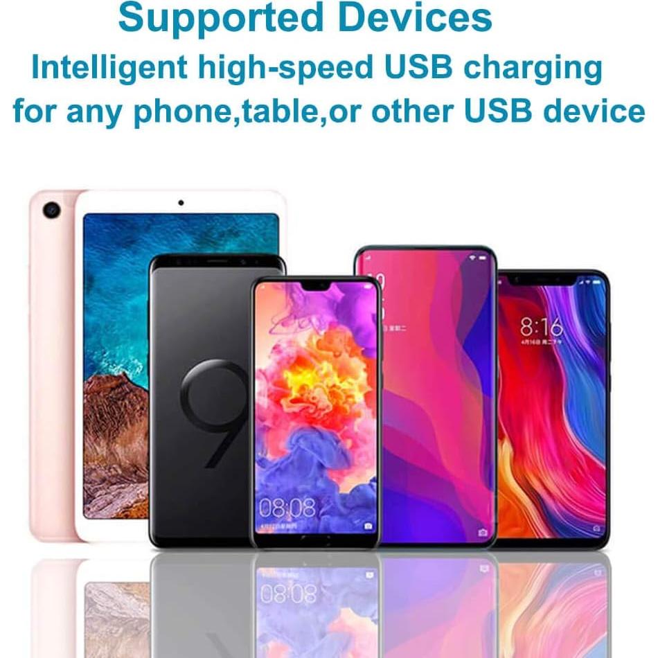 Cargador de Pared Rápido Adaptativo Samsung 4-Pack QC 2.0