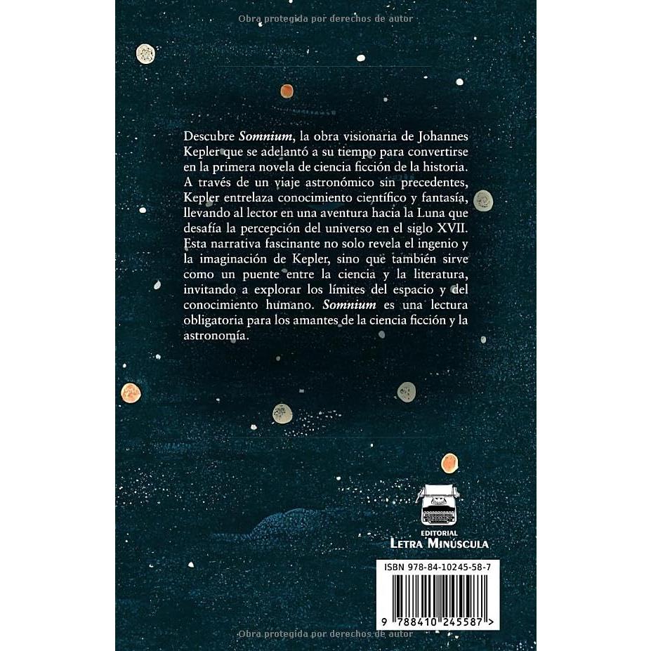 SOMNIUM: La primera novela de ciencia ficción de la historia (Spanish Edition)