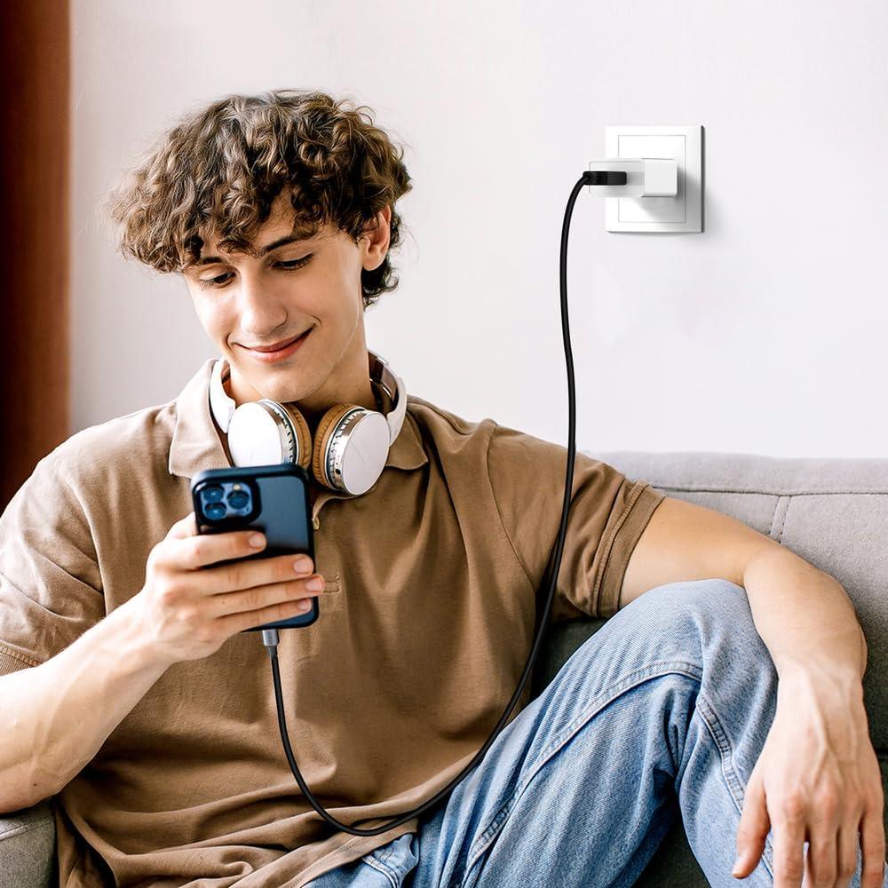 Cargador de Pared USB Aukzily 5V 2A 2Pack Carga Rápida