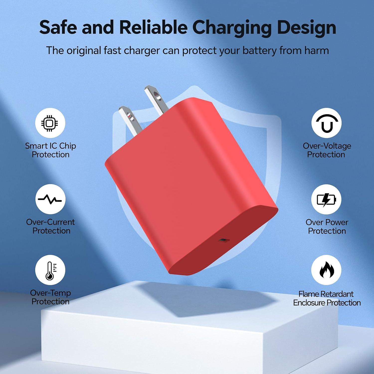 Cargador Rápido 20W USB C a Lightning 10 pies 3-Pack - iPhone