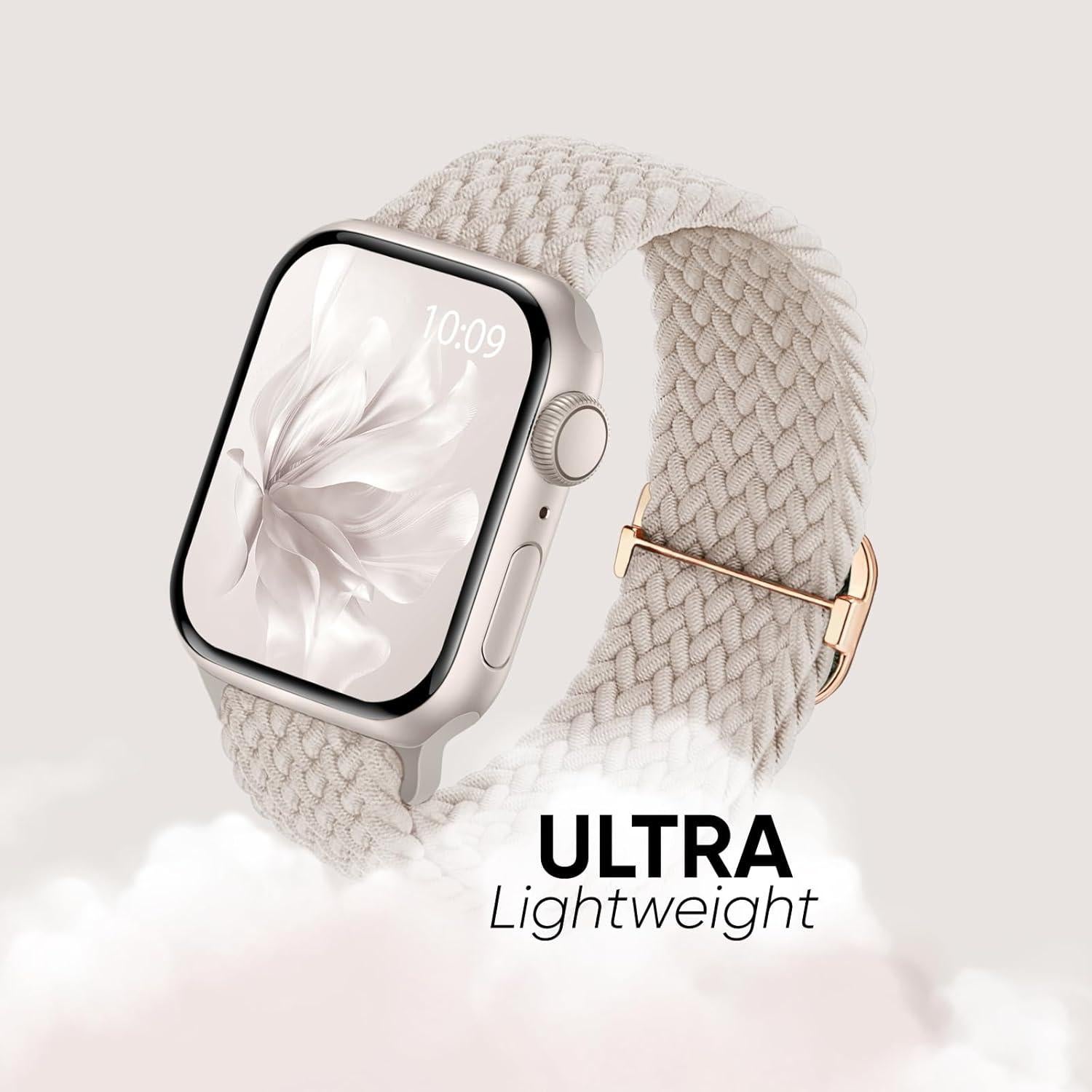 Paquete de 6 bandas elásticas Knossen para Apple Watch 38-49mm