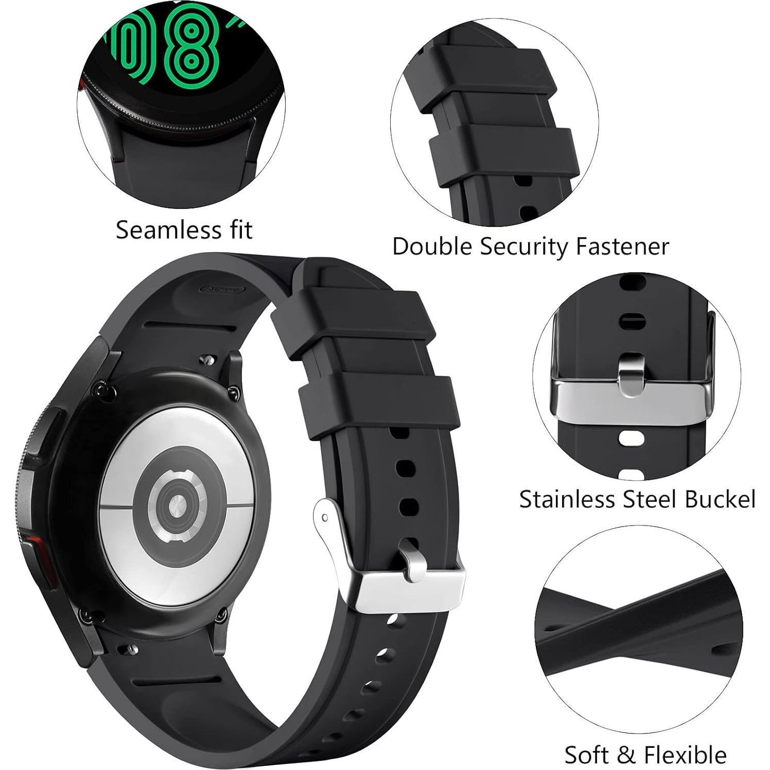 Banda Deportiva Lerobo 20mm Compatible con Samsung Galaxy Watch