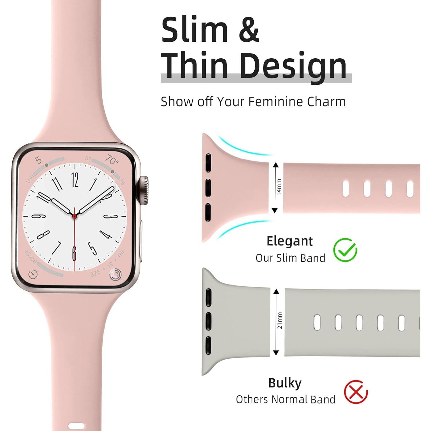 Correa Deportiva Silicona Lerobo para Apple Watch 38-49mm