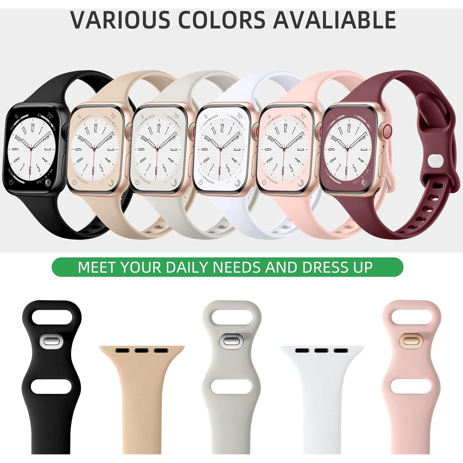 Correa Deportiva Silicona Lerobo para Apple Watch 38-49mm