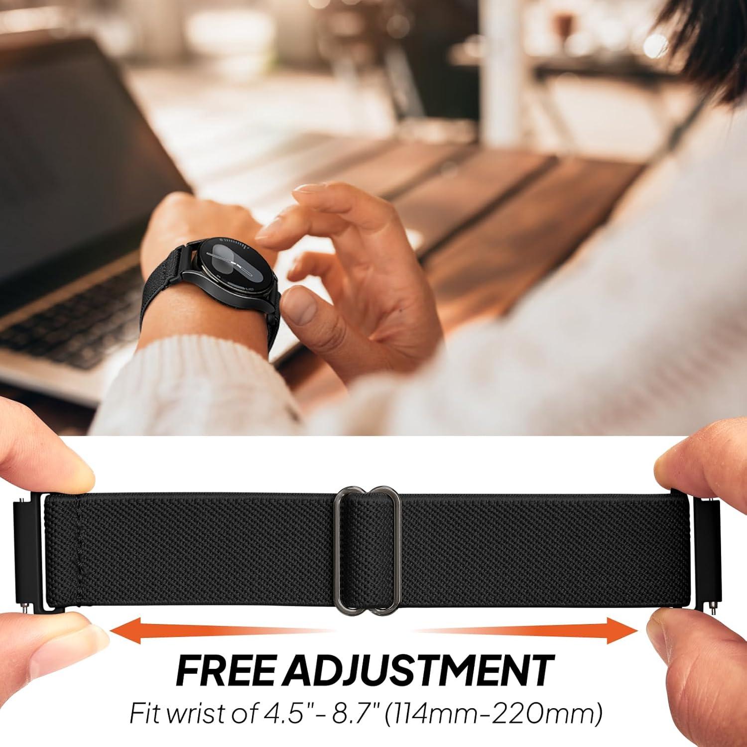 Paquete de 6 bandas elásticas Osochic 20mm para Samsung Galaxy Watch