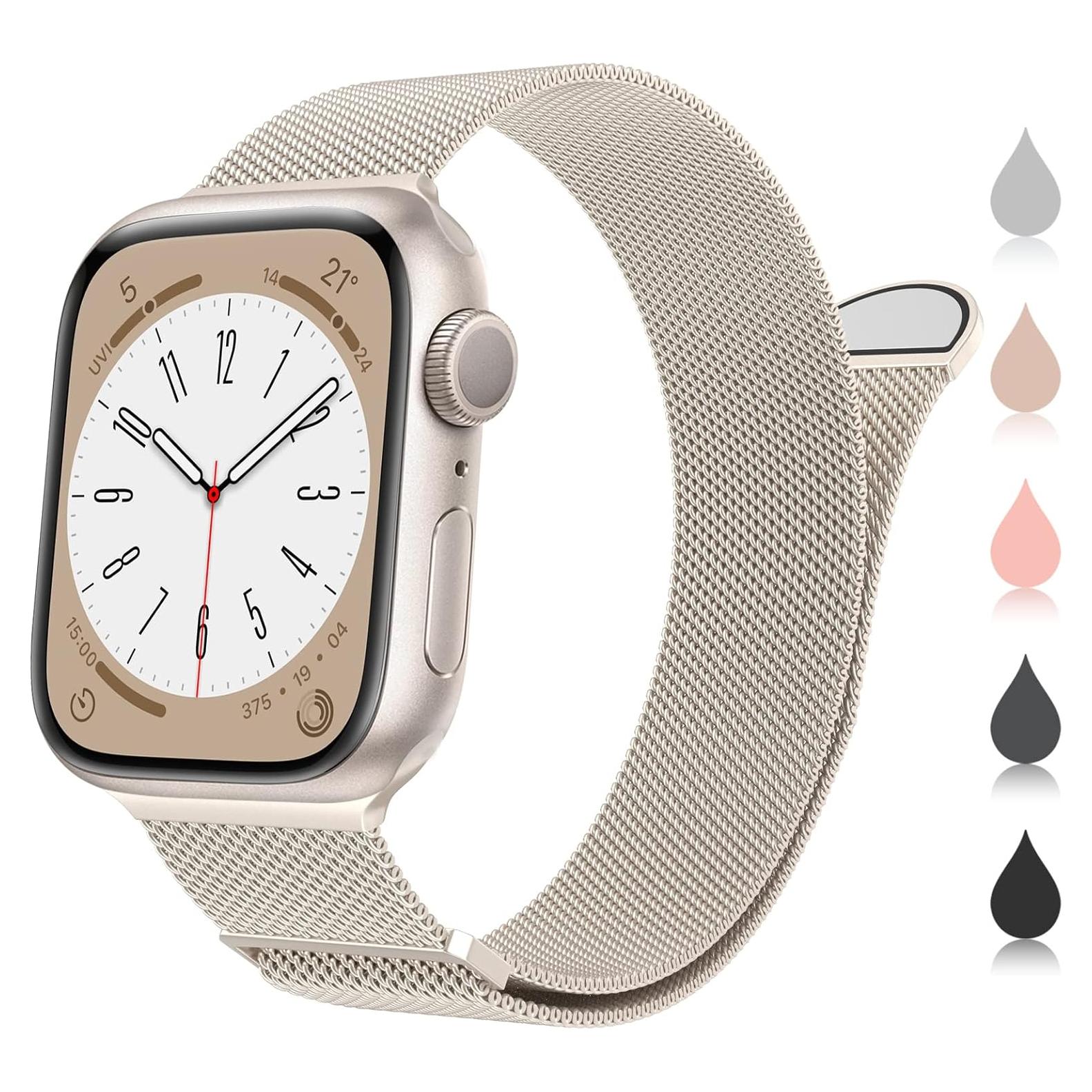 Correa de Acero Inoxidable MARGE PLUS para Apple Watch 38-49mm