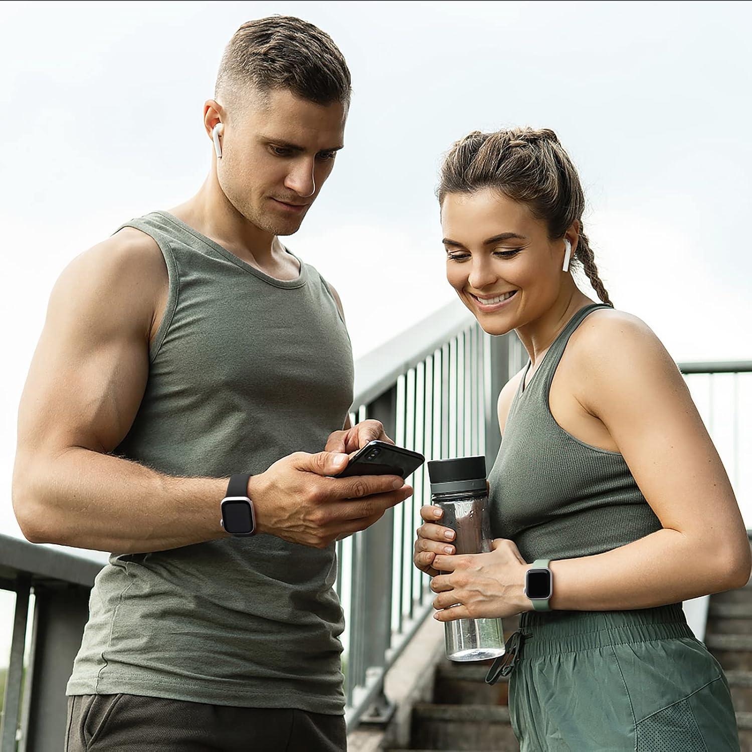 Correas de Silicona GEAK 15 Pack para Apple Watch 38-49mm