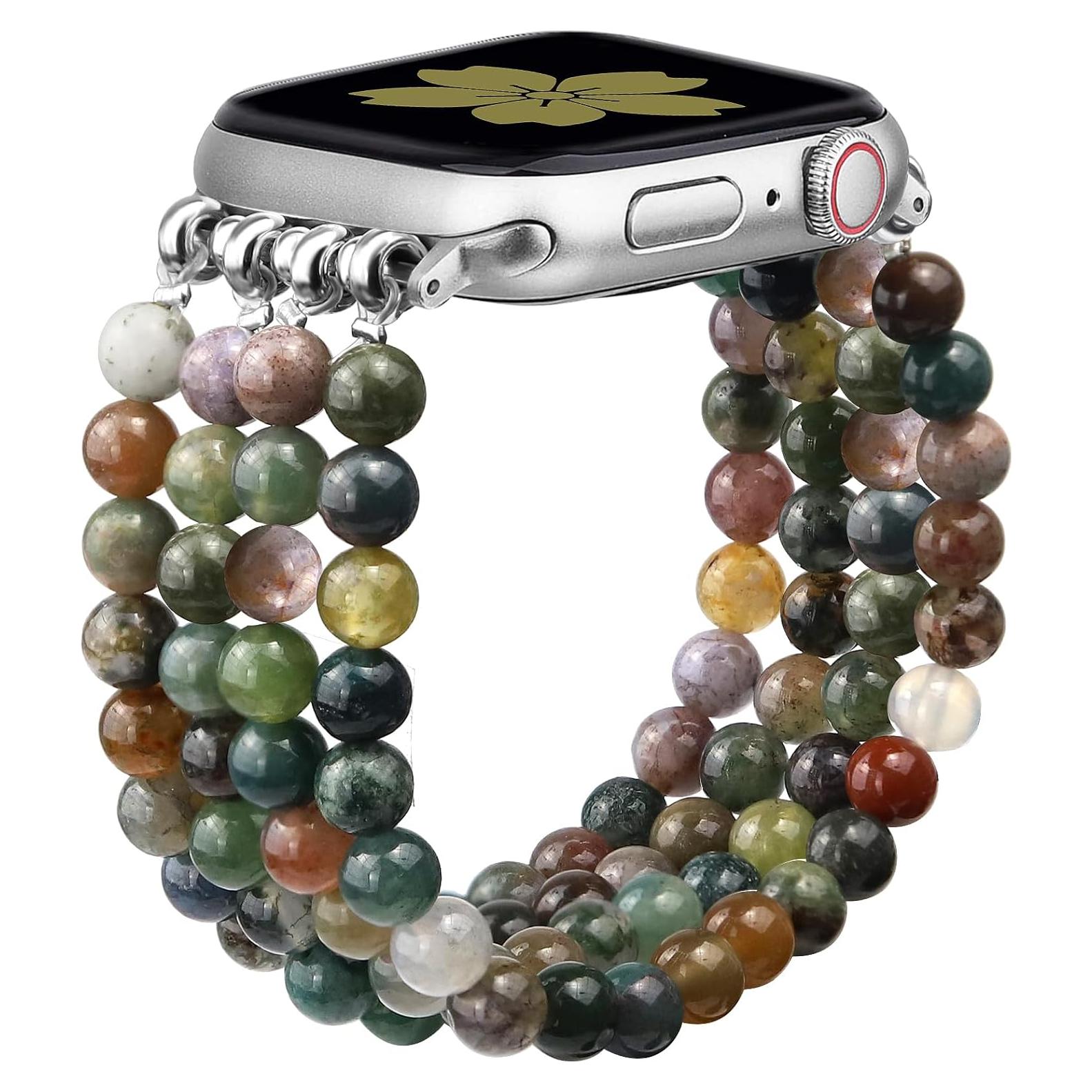 Correa de Reloj Beadada Newlibery para Apple Watch 38-42mm