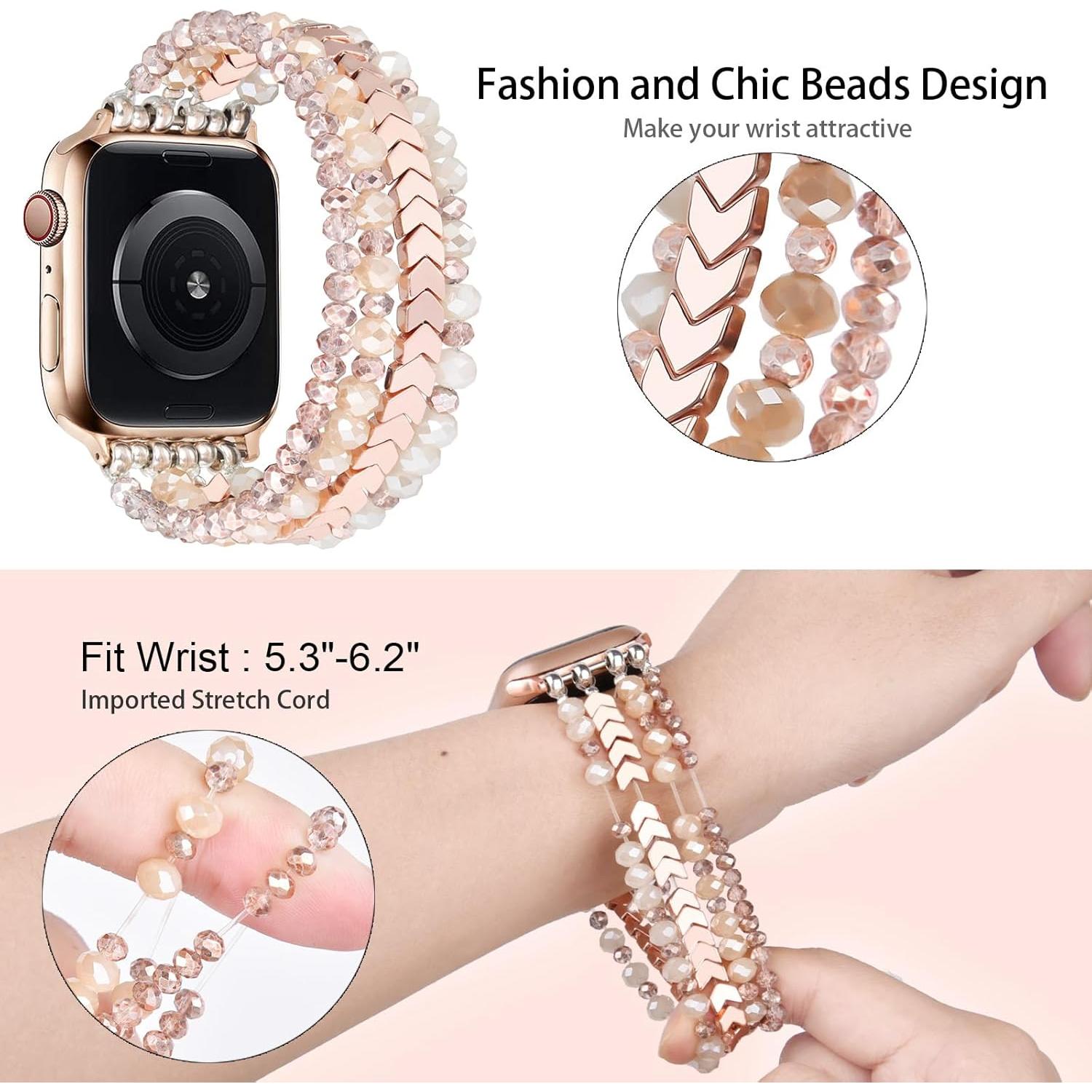 Pulsera elástica MOFREE para Apple Watch 38mm-42mm Oro Rosa