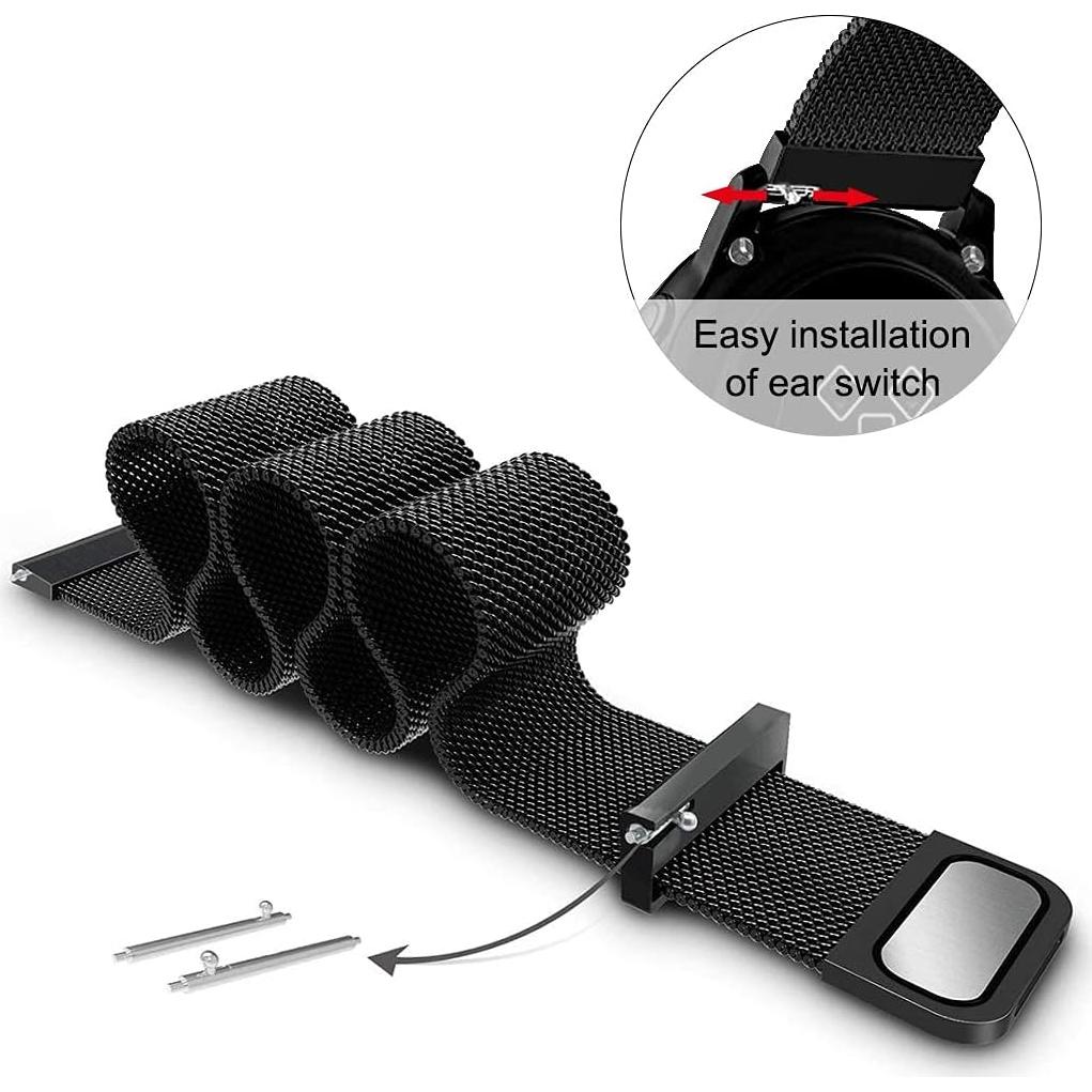 Correa de Acero Inoxidable 22mm Morsey para Galaxy Watch 46mm