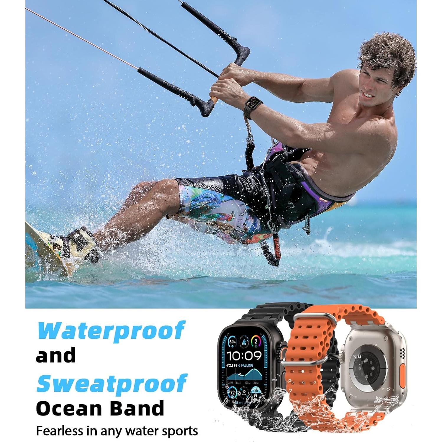 Banda de Silicona MoKo Ocean para Apple Watch Ultra 2 49mm