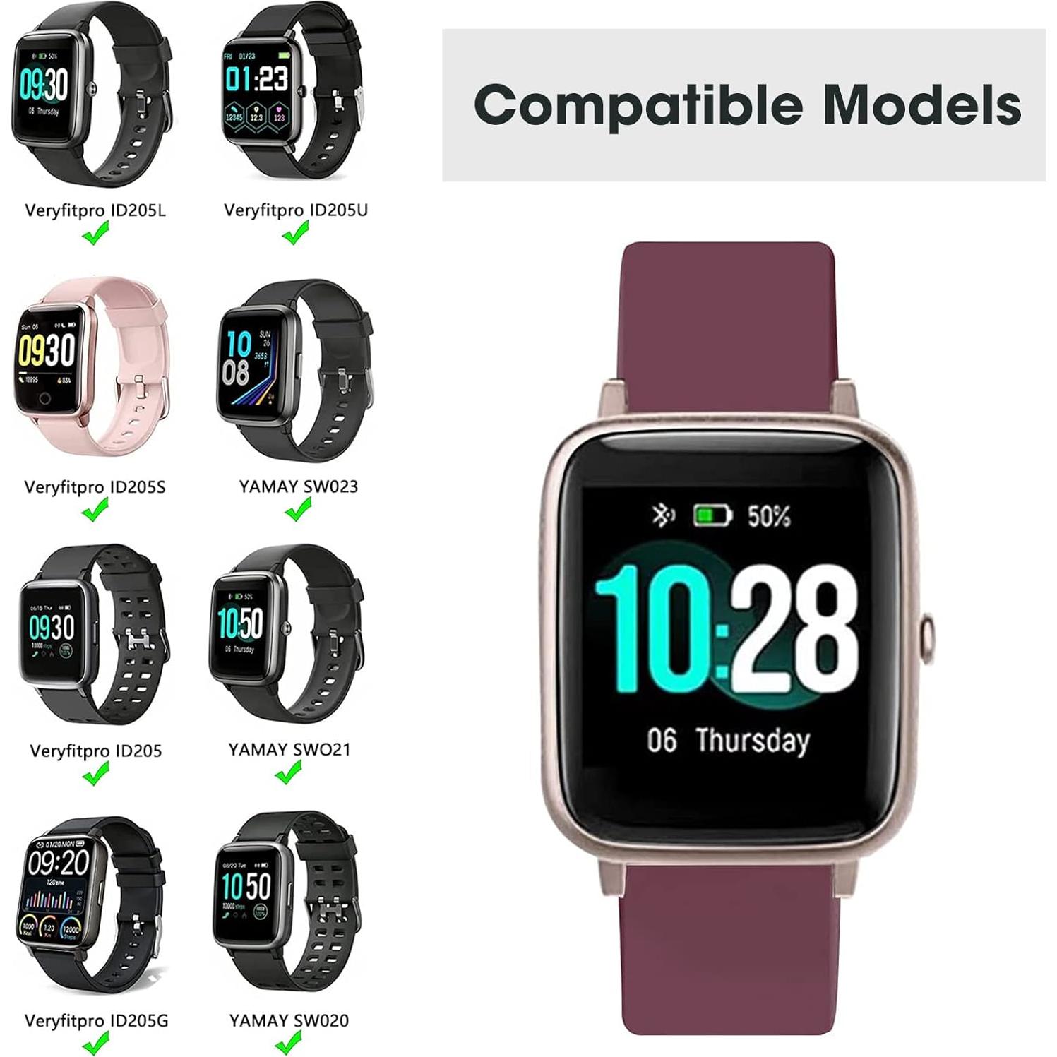 Banda de Silicona Suave 19mm NewJourney para Reloj ID205