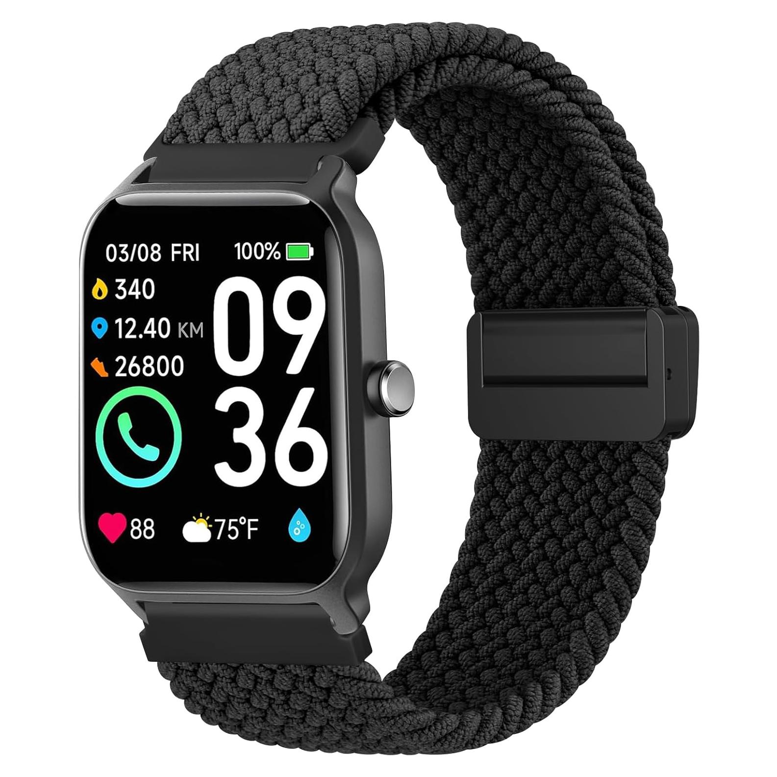 Correa de Nylon Suave 22mm Meliya para Reloj Inteligente