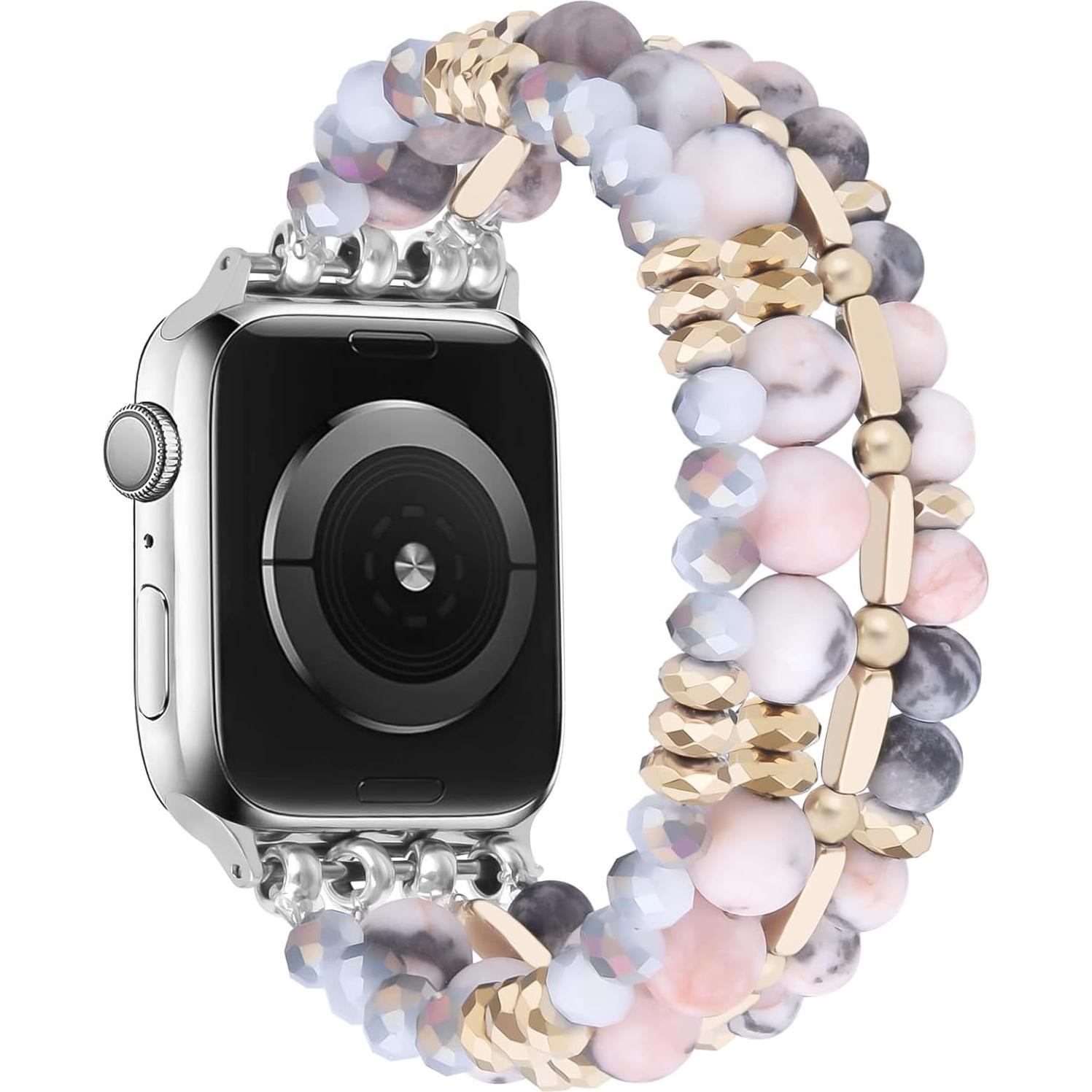Pulsera Boho de Perlas VISOOM para Apple Watch 38-42mm