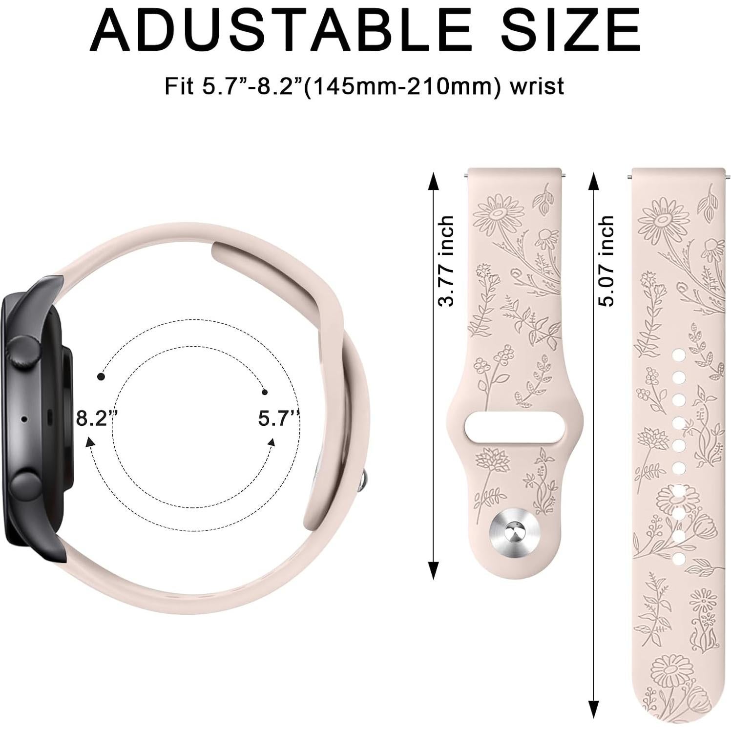 Correa de Reloj Inteligente Meliya 22mm Floral Silicona