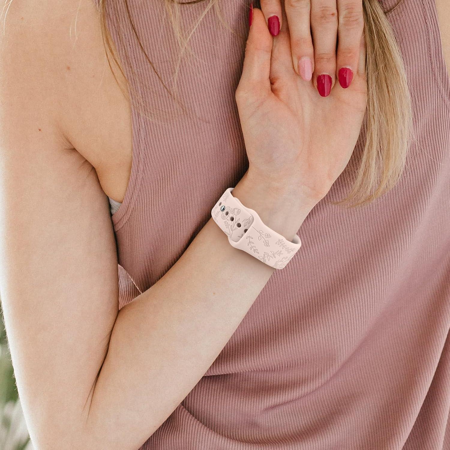 Correa de Reloj Inteligente Meliya 22mm Floral Silicona