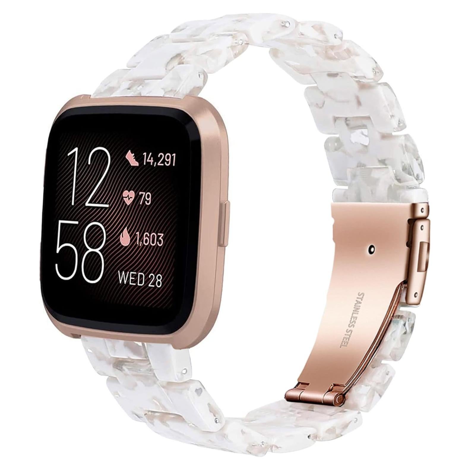 Correa de Reloj AWSMORE para Fitbit Versa 2 - Resina Floral