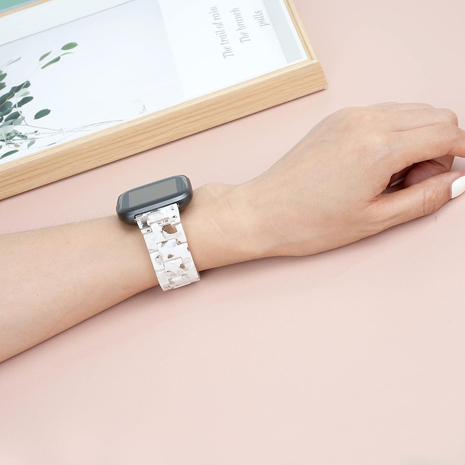 Correa de Reloj AWSMORE para Fitbit Versa 2 - Resina Floral