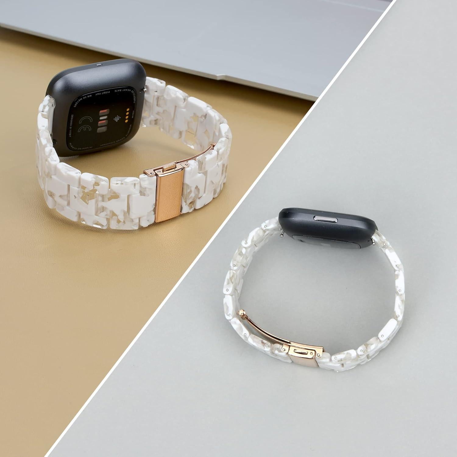 Correa de Reloj AWSMORE para Fitbit Versa 2 - Resina Floral