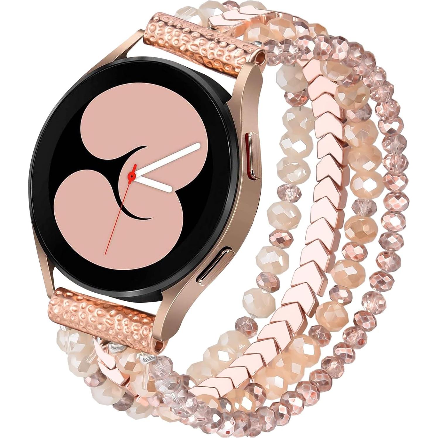 Pulsera Boho de Perlas VISOOM para Samsung Galaxy Watch 40/44mm