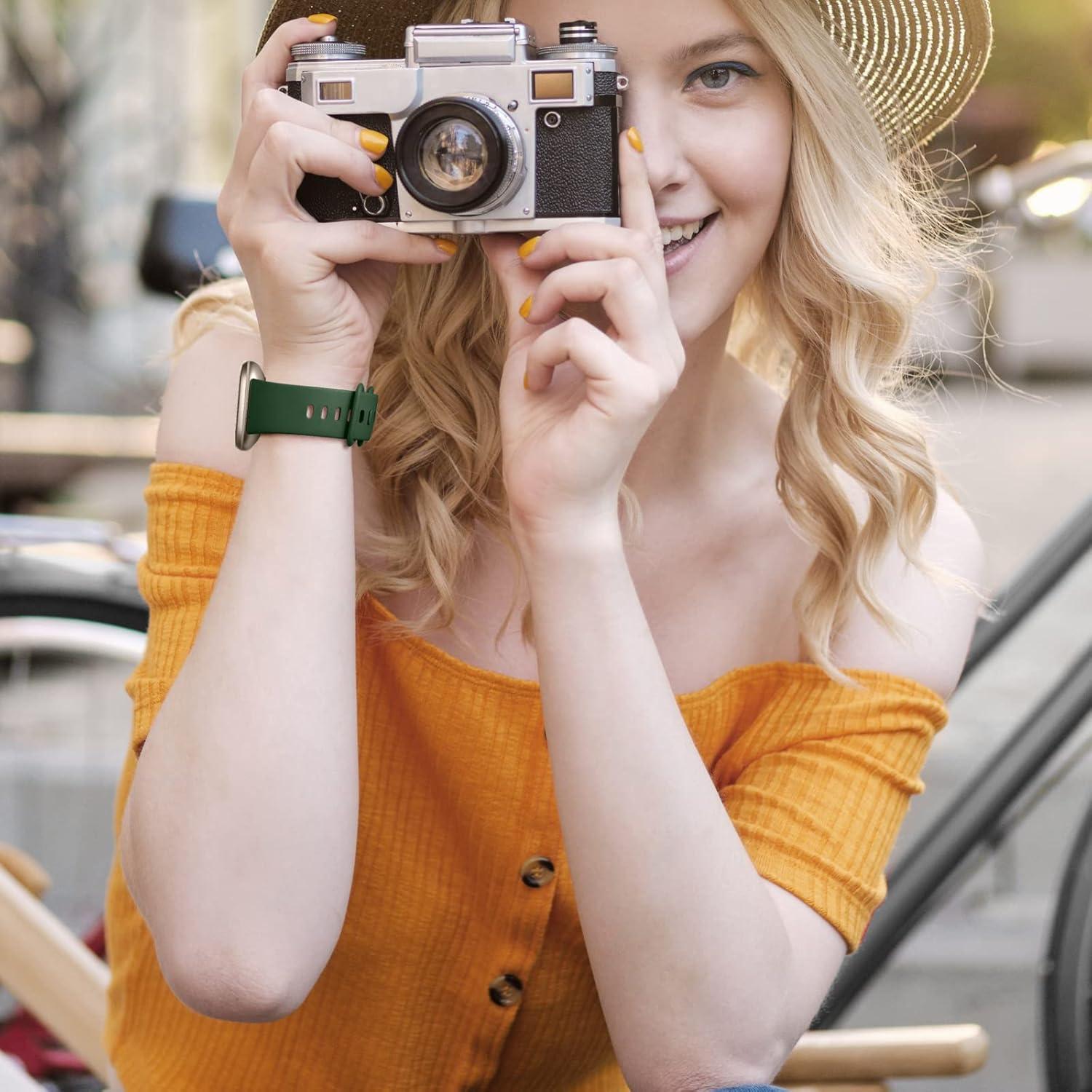 Dirrelo 4 Pack Bandas de TPU para Fitbit Versa 3 y Sense