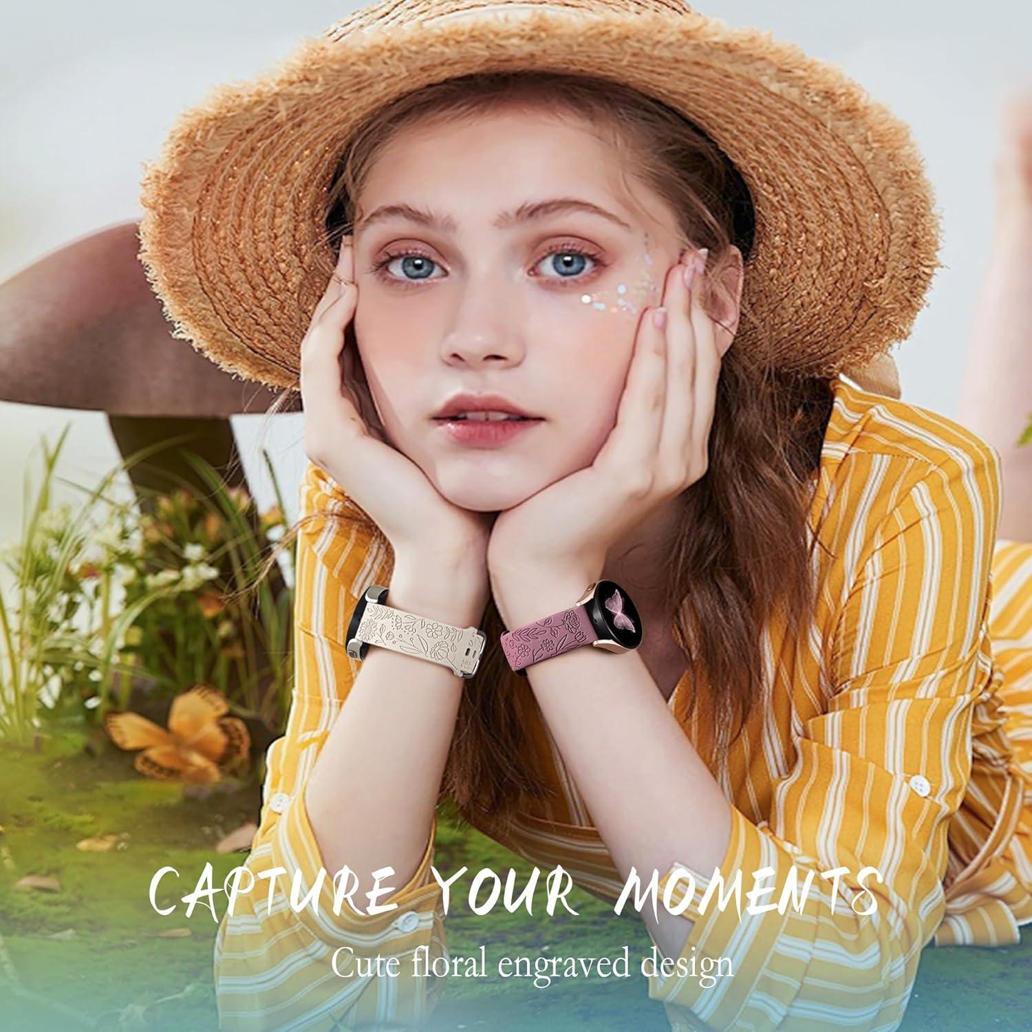 Paquete de 6 Bandas de Silicona SNBLK para Galaxy Watch 7 20mm