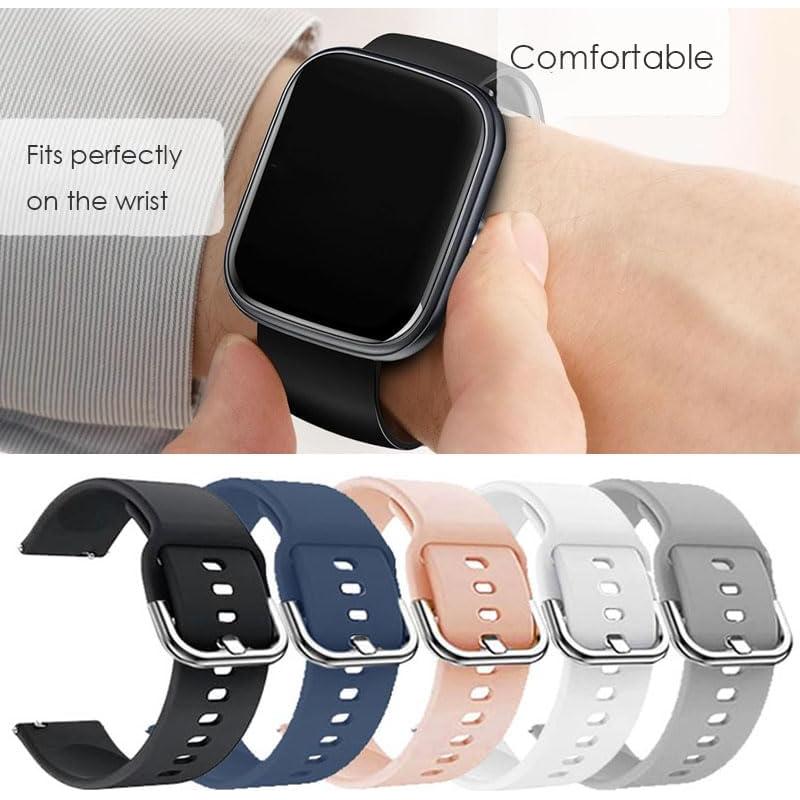 Correas de Silicona Suave GloryFit 22mm - Paquete de 5