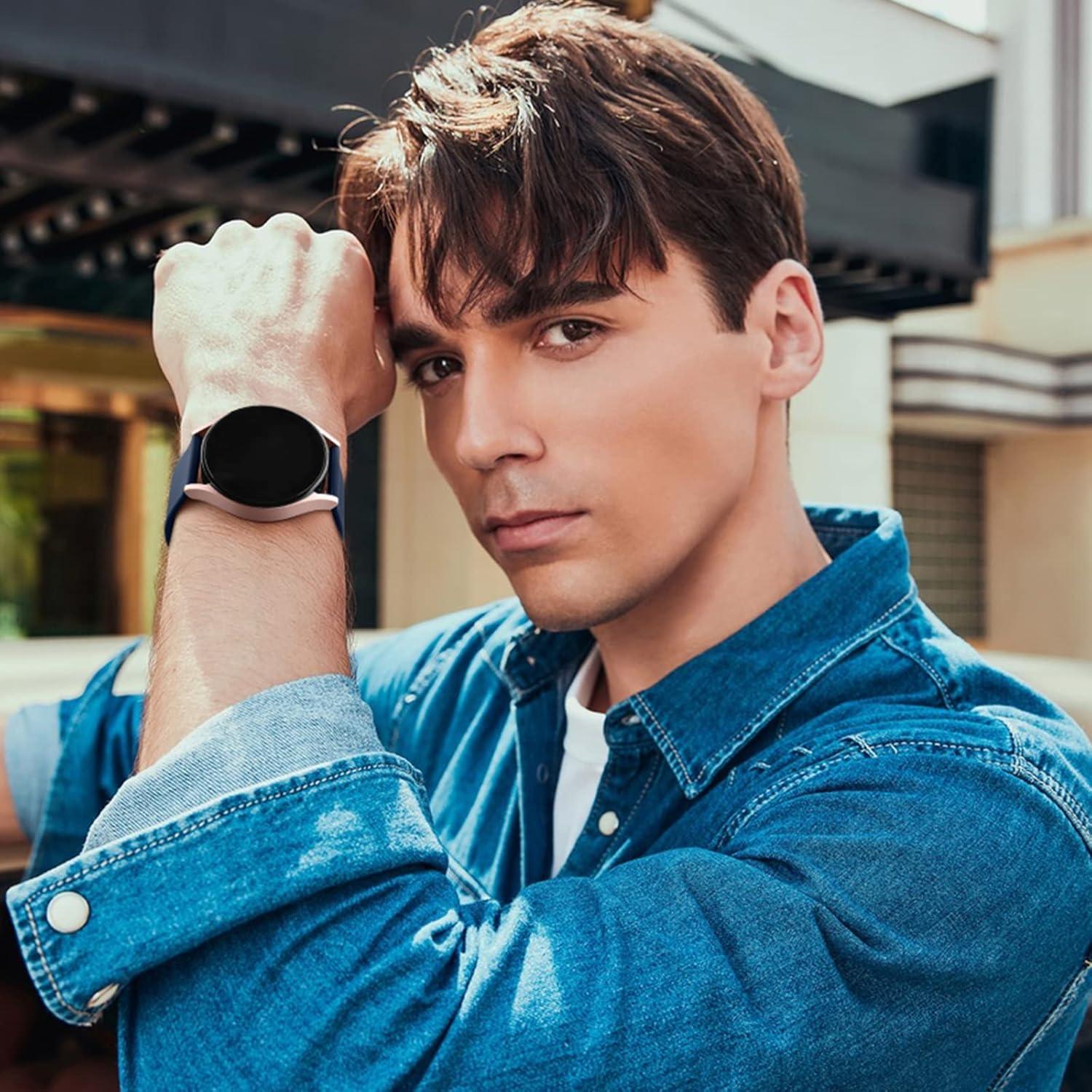 Meliya Paquete de 3 Bandas de Silicona para Reloj FITVII HM57/H56