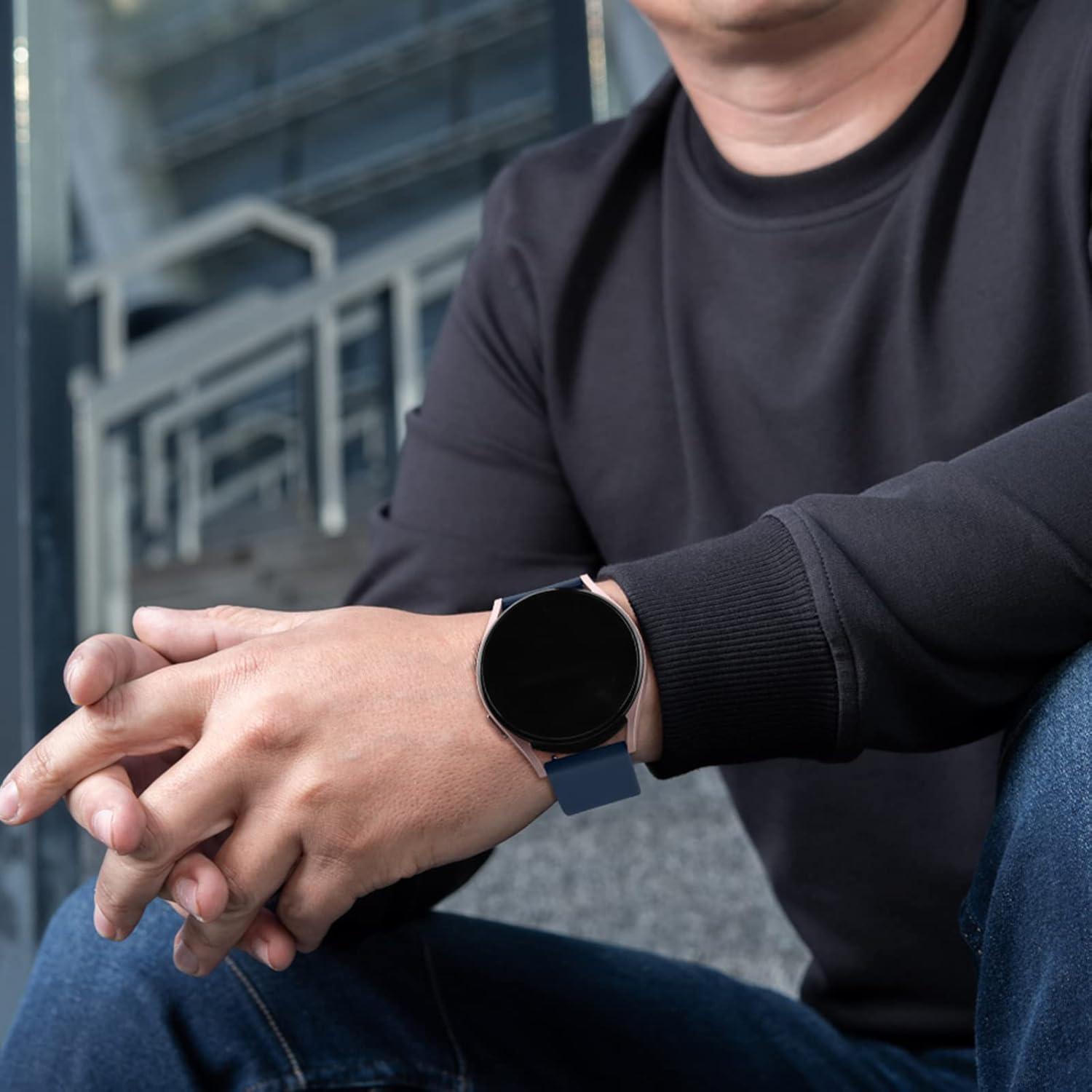 Meliya Paquete de 3 Bandas de Silicona para Reloj FITVII HM57/H56