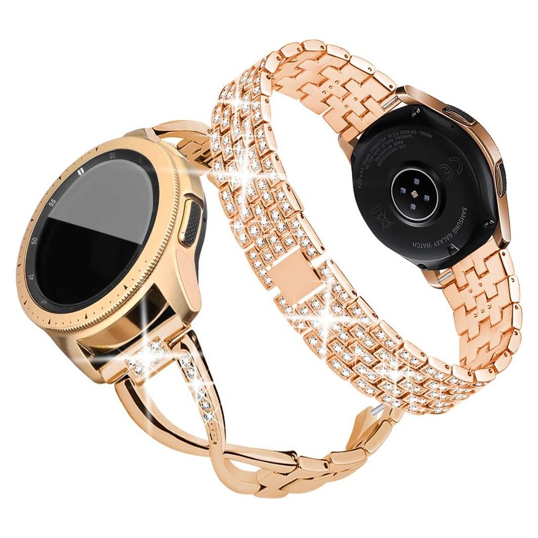 Banda de Metal Premium Supoix para Galaxy Watch 20mm Oro Rosa