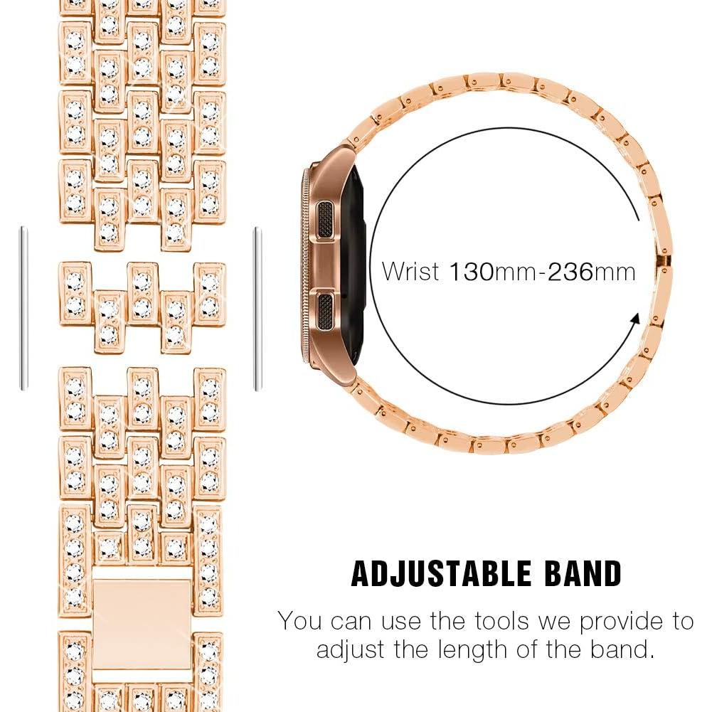Banda de Metal Premium Supoix para Galaxy Watch 20mm Oro Rosa