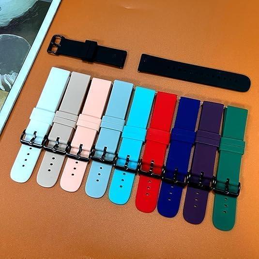 E ECSEM 10PACK Bandas Silicona Multicolor para Reloj Spade Health