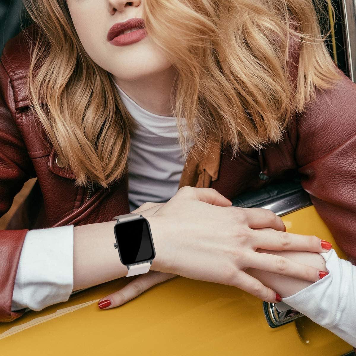 Paquete de 3 bandas de silicona ViCRiOR 22mm para Smart Watch