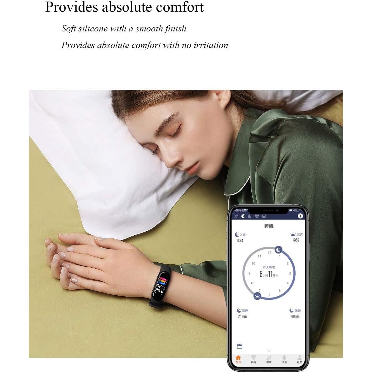 Correas de Silicona Suave Xiaomi Mi 5/6/7 y Amazfit Band 5/6 - 8 Pack