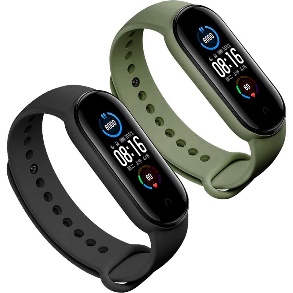 Correas de Silicona Suave Xiaomi Mi 5/6/7 y Amazfit Band 5/6 - 8 Pack