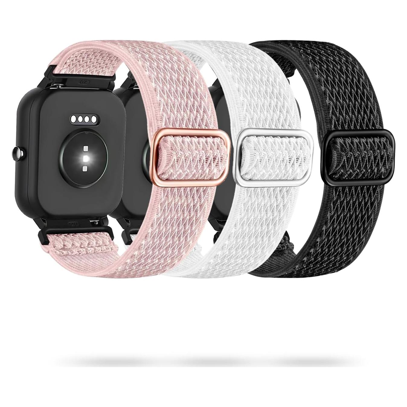 Paquete de 3 Correas de Reloj Nylon LYSANDRA Ajustables para 3Plus