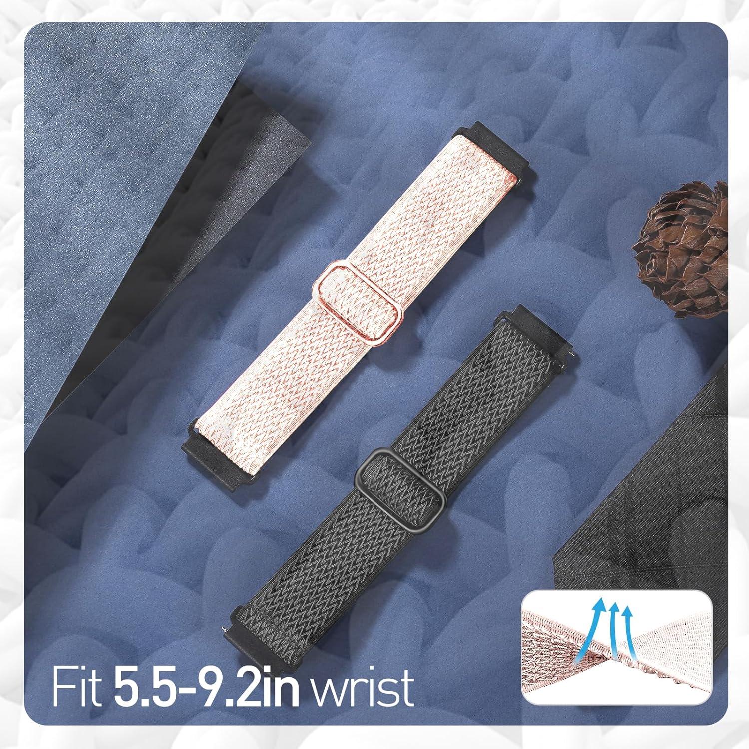 Paquete de 3 Correas de Reloj Nylon LYSANDRA Ajustables para 3Plus